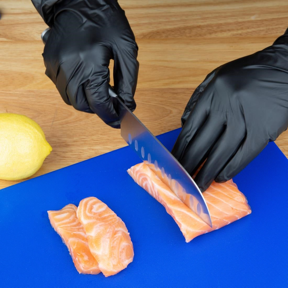 Hygiplas Vinyl Zwart Poedervrije Handschoen M - Verpakking 100