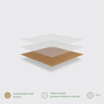 Vegware composteerbare tortilladozen met PLA-venster (500 stuks)