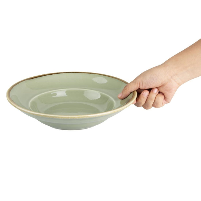 Olympia Kiln pastakommen 250mm mosgroen (4 stuks)