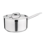 Nisbets Essentials RVS inductie steelpan 3L 20(Ø)cm inclusief deksel