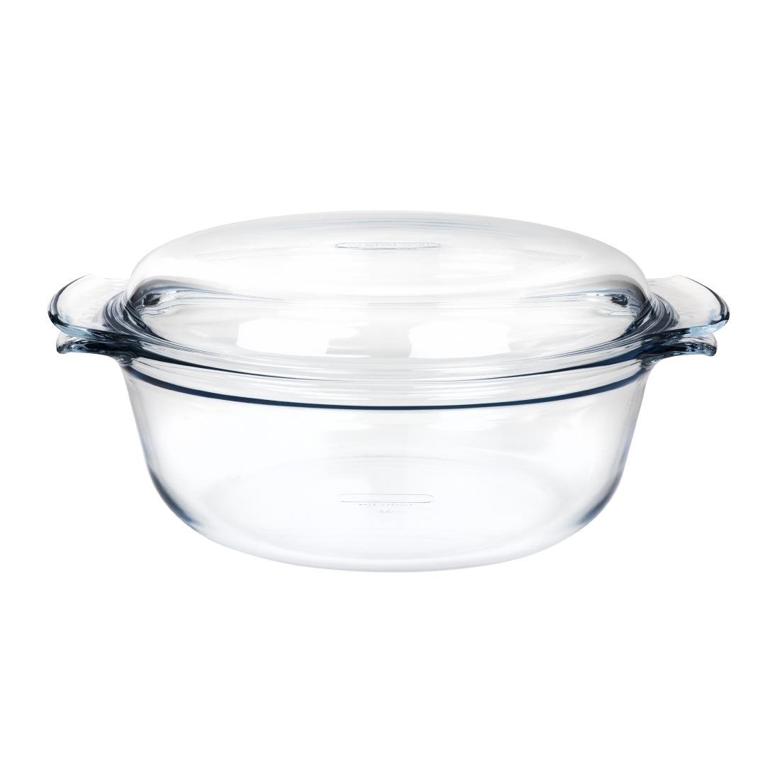 Pyrex ronde glazen casserole 3,75L