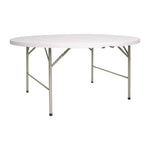 Bolero ronde klaptafel wit 153cm