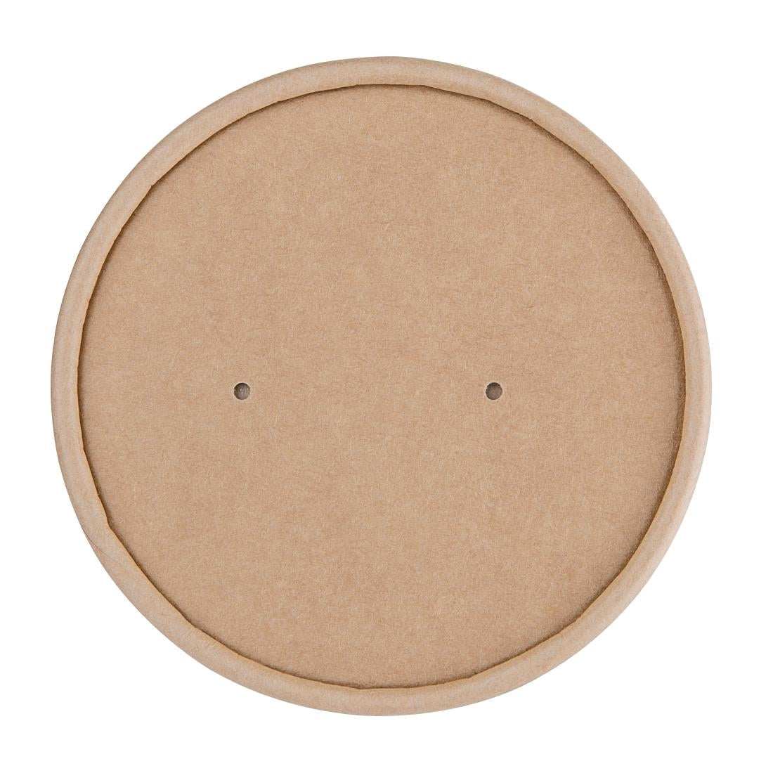 Fiesta Compostable papieren deksel voor 98(Ø)mm soepbekers (500 stuks)