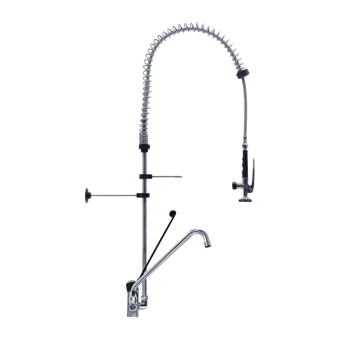 Gastro M hoge voorspoeldouche monobloc zwenkkraan handsfree