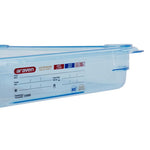 Araven ABS blauwe GN 1/1 voedseldoos 6,5cm diep
