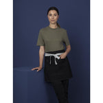 Southside bistroschort zwart denim 40x76cm