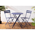 Bolero Perth Pavement Style Klapstoelen Donker Marineblauw (Pak Van 2)