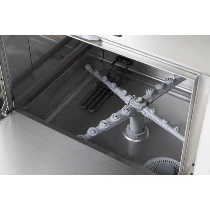 Buffalo Digitale Onderbouw Vaatwasser Met Afvoerpomp 500mm Mand 2.9Kw Enkelvoudige Fase
