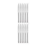Olympia RVS steak- en pizzamessen (12 stuks)