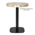 Bolero Black Cast Iron Table Base 720x420mm