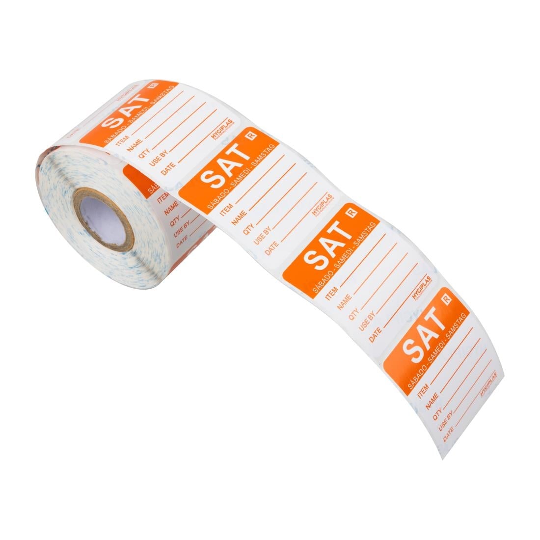 Hygiplas voedseletiketten kleurcode zaterdag (500 stuks)
