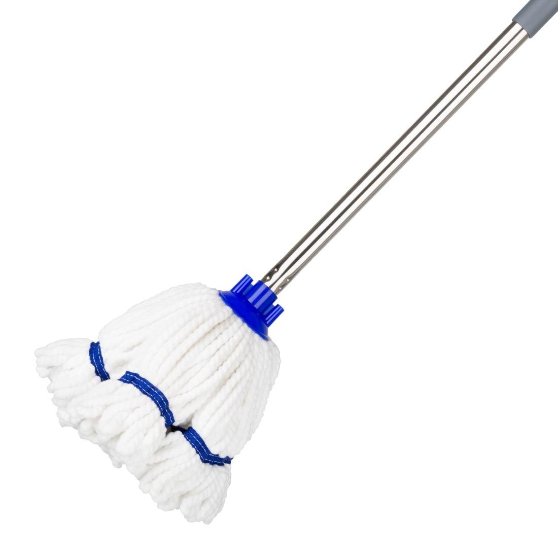 Jantex Microvezel Mop Hoofd Blauwe Streep 150g