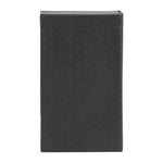 Securit trendy rekeningpresentator in leerstijl zwart