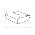 Vegware No.2 voedseldoos 1500ml (280 stuks)