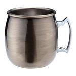 Beaumont gebogen Moscow Mule mok met antieke koperen afwerking 500ml