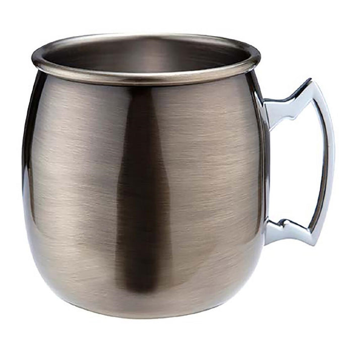 Beaumont gebogen Moscow Mule mok met antieke koperen afwerking 500ml