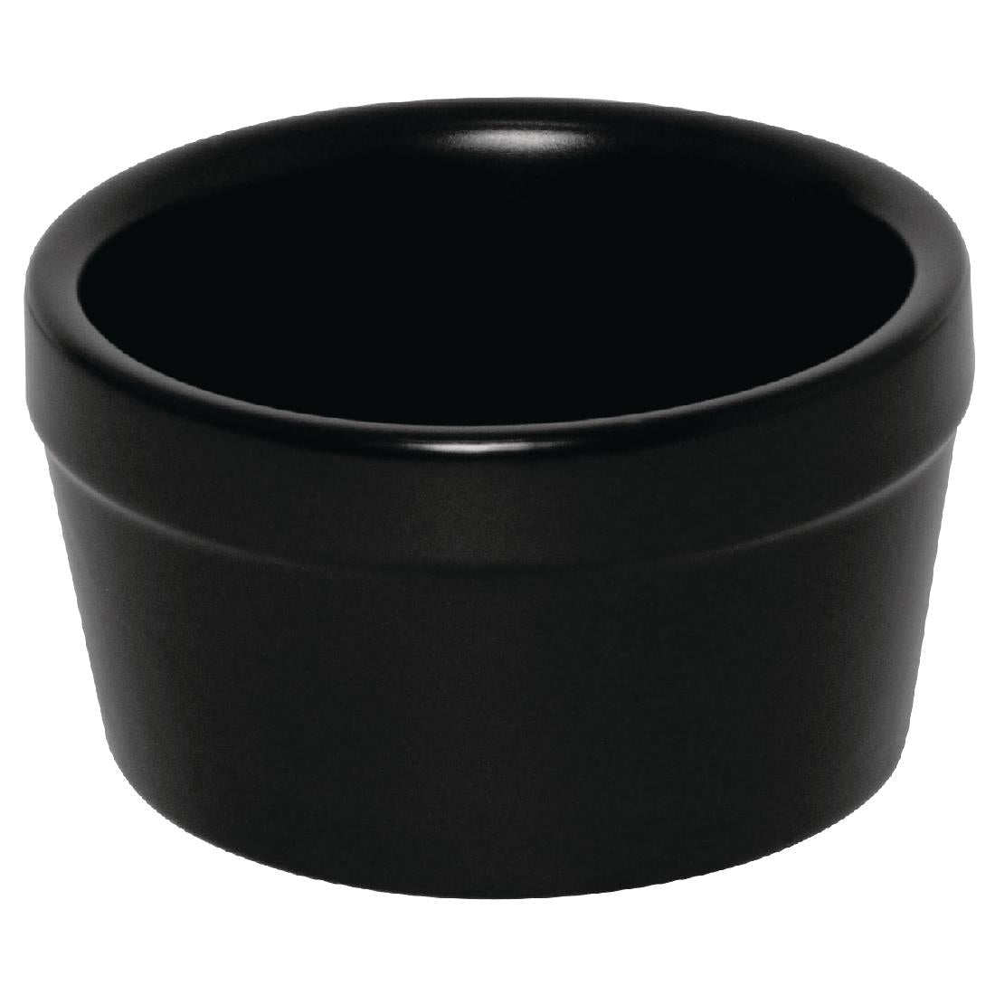 Olympia stapelbare ramekin mat zwart 77x45mm (6 stuks)
