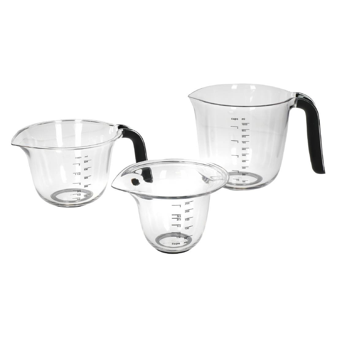 Kitchenaid Maatbekers Zwart (Set 3)