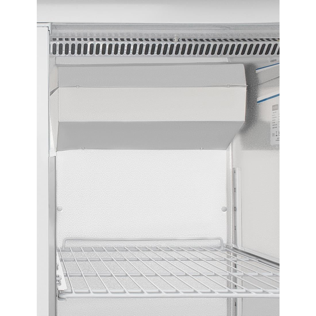 Polar G-serie Gastro 1-deurs koeling met glazen deur 600L