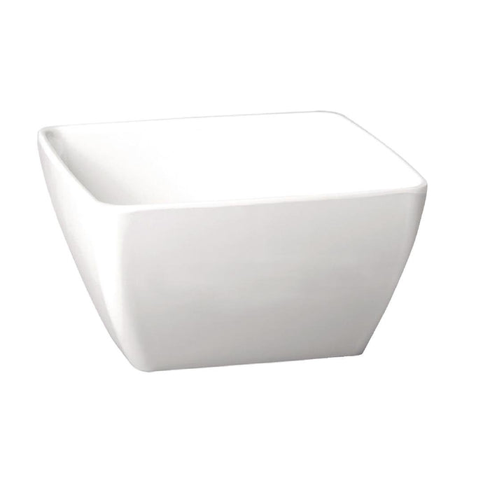 APS Pure vierkante melamine kom wit 9x9cm