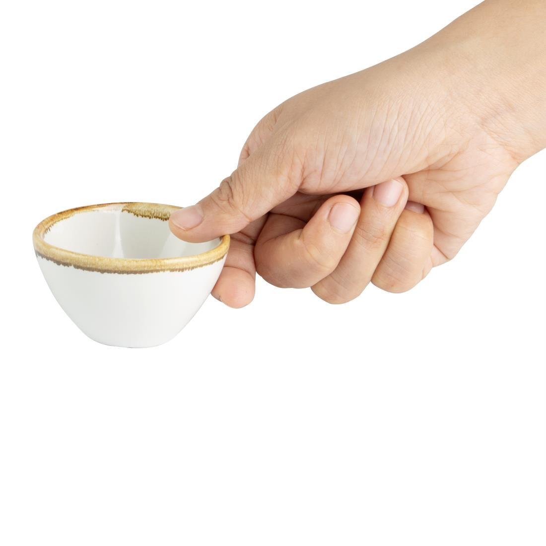 Olympia Kiln dipschaaltjes krijtwit 68mm 50ml (12 stuks)