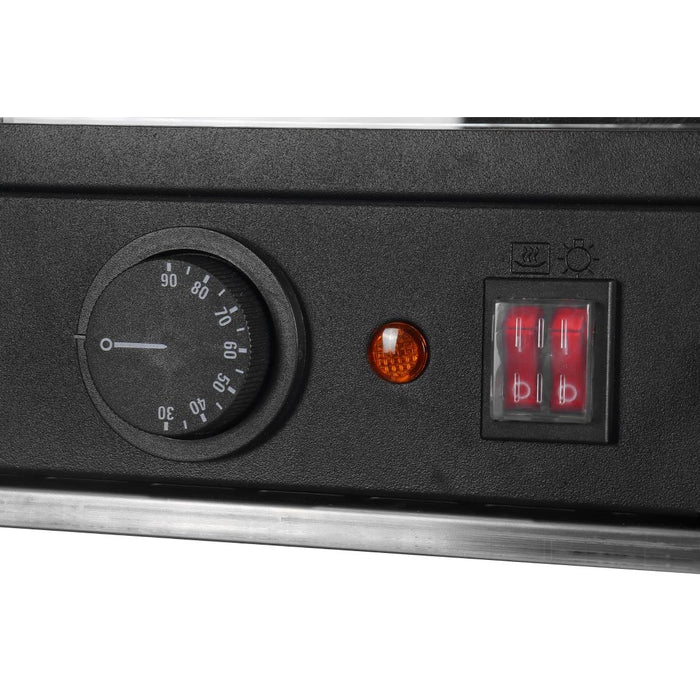 Nisbets Essentials Verwarmde Voedsel Display Merchandiser 82Ltr
