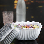 Olympia Kristallon Kleine Saladeschaal - Wit