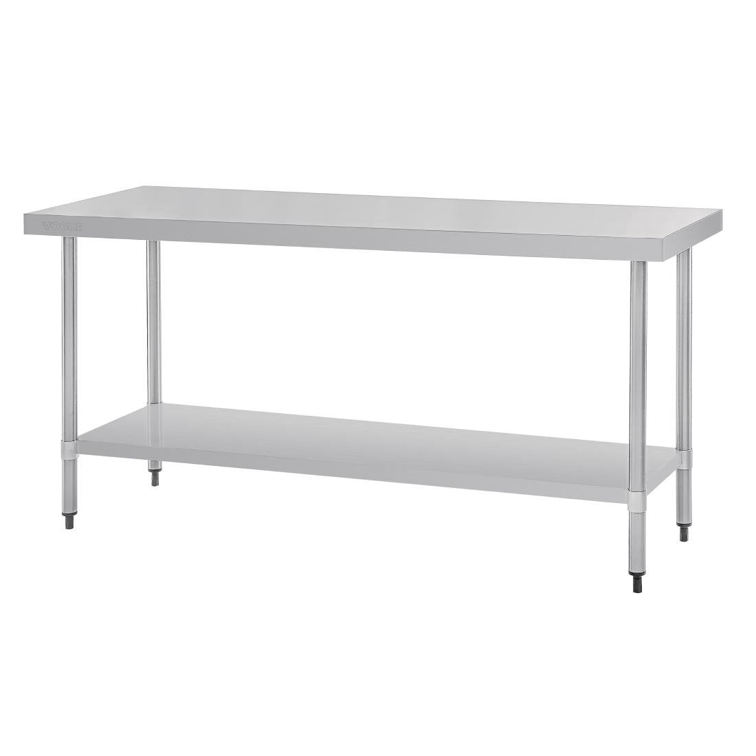 Vogue RVS werktafel zonder achteropstand 90x180x60cm