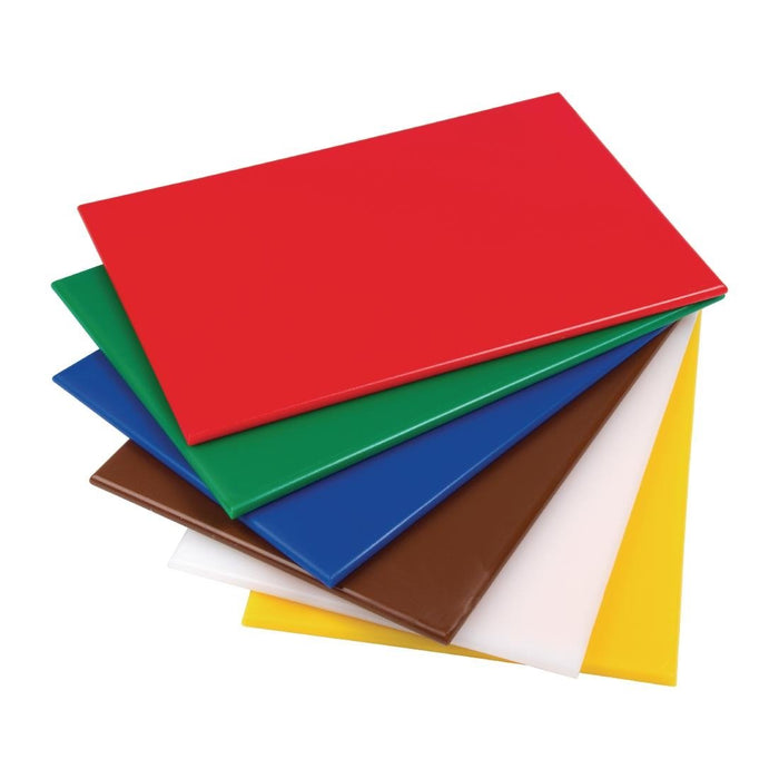 Hygiplas HDPE snijplanken set met rek 610x455x12mm