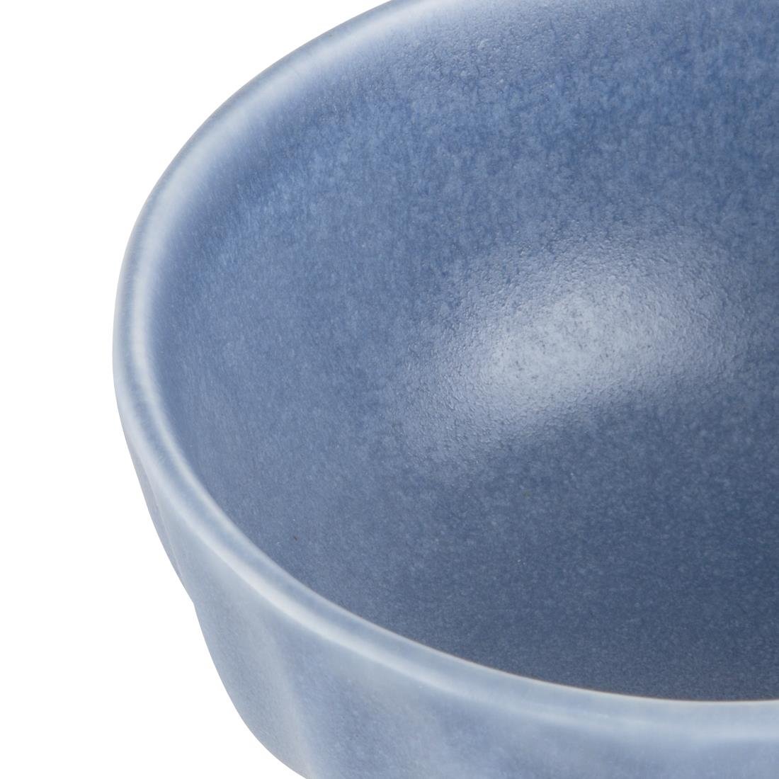 Olympia Corallite Diepe Kommen Blauw 105mm (Set Van 12)