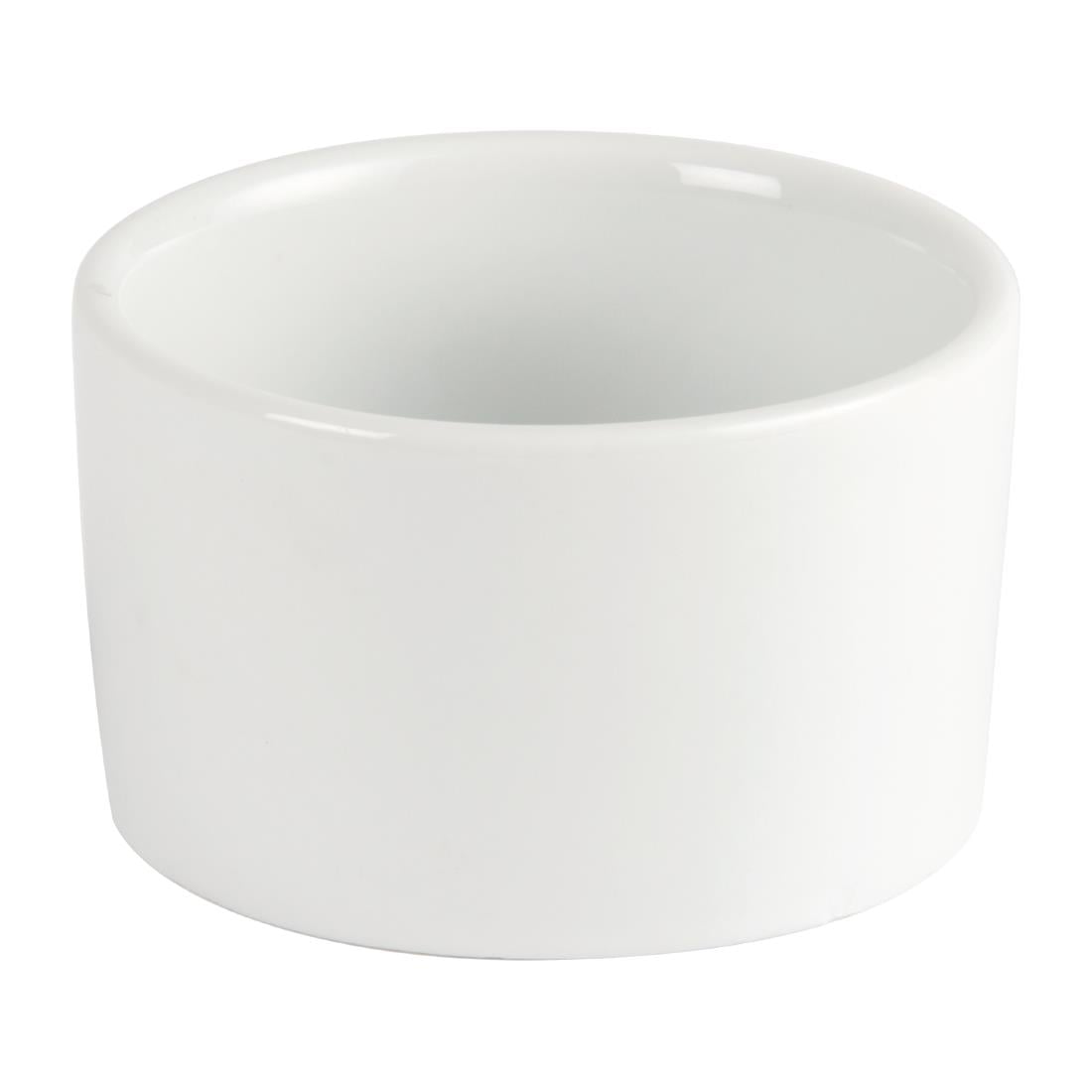 Olympia Whiteware eigentijdse ramekins 9cm (12 stuks)