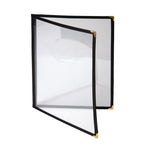 Olympia American Style menuhouder A4 zwart dubbel