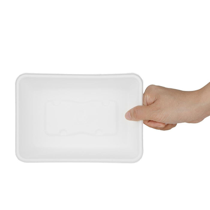Fiesta Composteerbare Bagasse Voedsel Container Basissen 650ml (Pak Van 100)