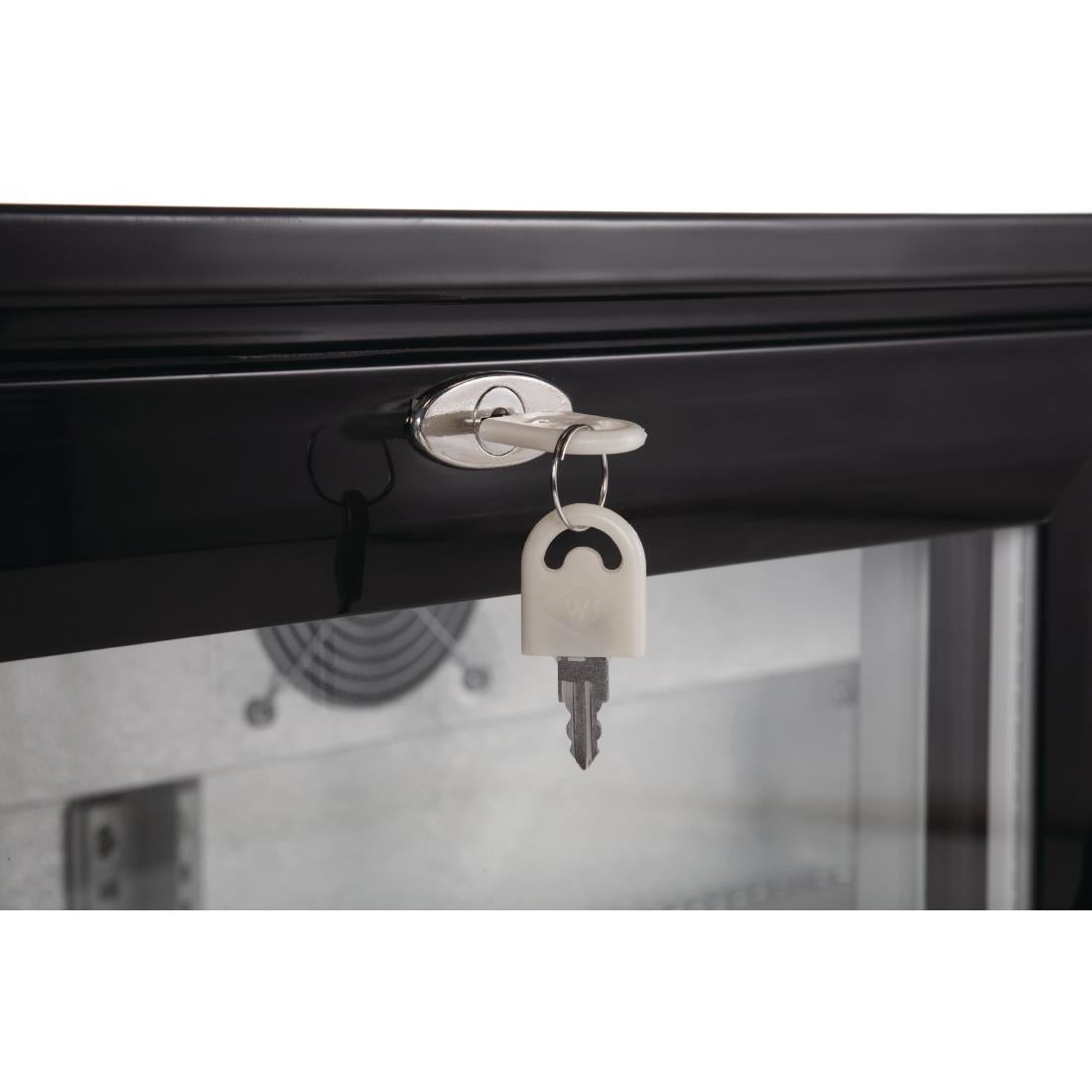 Polar G-serie 3-deurs barkoeling met klapdeuren zwart 330L