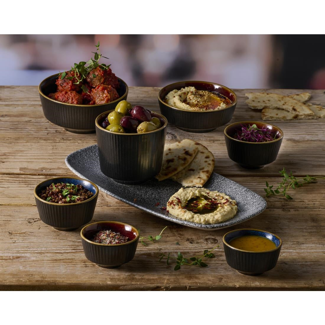 Churchill Tokyo Blue Kochi Dip Pot 113ml (pak van 12)