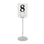 Olympia RVS tafelnummerhouder 10cm