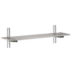 Gastro M RVS wandplank zonder steunen 120x40cm