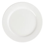 Olympia Whiteware witte borden met brede rand 28cm (6 stuks)