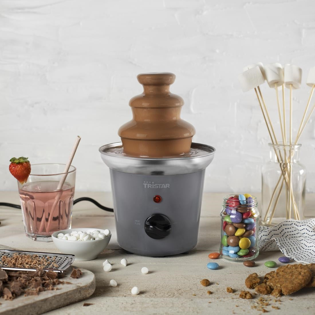 Tristar Chocoladefontein Cf-1603 - Toren Van Roestvrij Staal