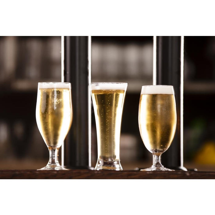 Olympia bierglazen op voet 420ml (6 stuks)