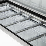 Polar U-serie 2-deurs gekoelde saladette 527L