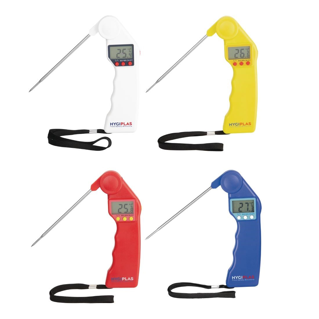 Hygiplas Easytemp kleurgecodeerde blauwe thermometer