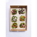 Vegware composteerbare sandwichboxen met deksel groot (25 stuks)