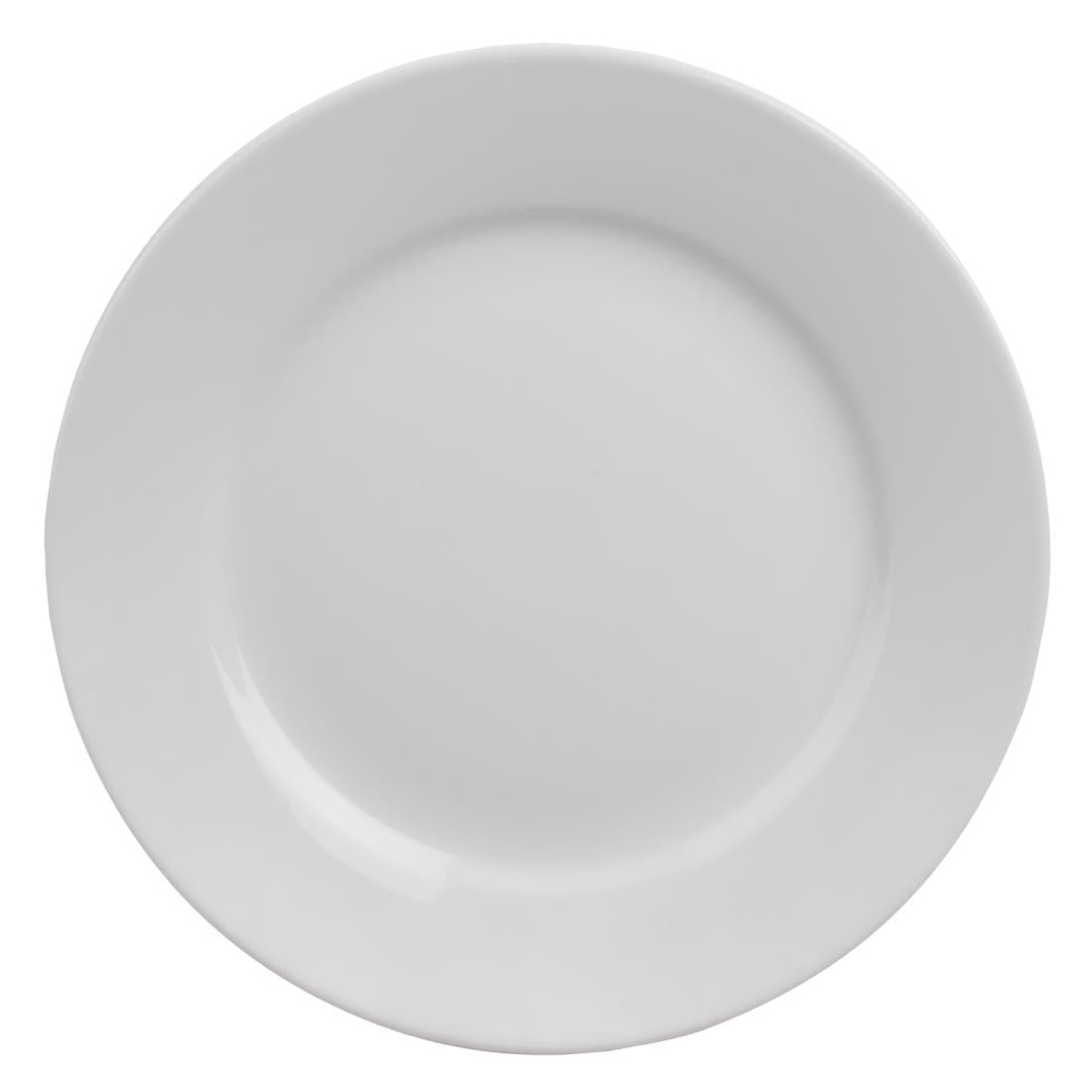 Olympia Athena borden met brede rand 22,8cm (12 stuks)
