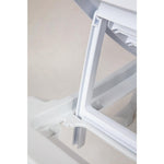 Resol witte ligstoelen (4 stuks)