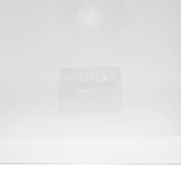 Hygiplas vierkant deksel wit klein