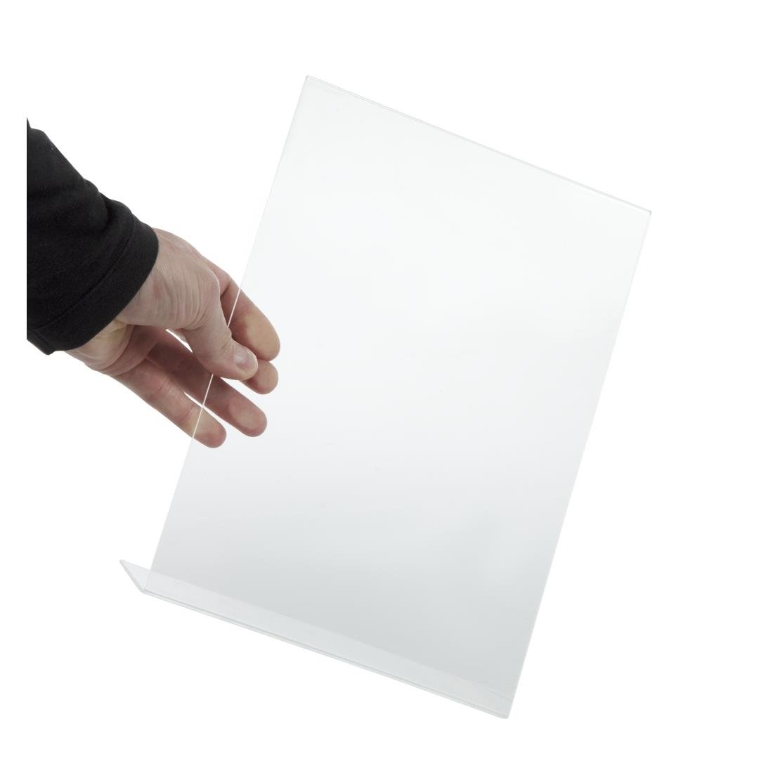 Olympia menukaarthouder hellend A4