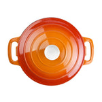 Vogue ronde inductie braadpan oranje 4L