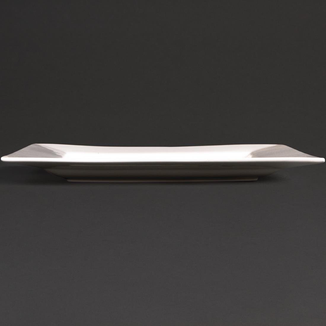 Olympia Lumina vierkante borden 26,5cm (4 stuks)
