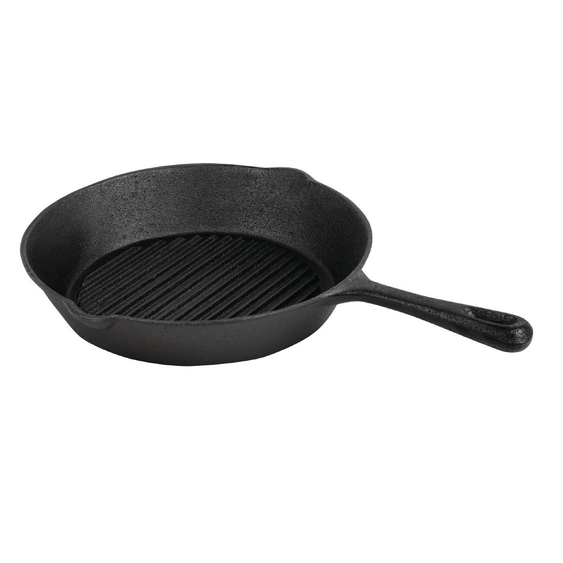 Vogue ronde gietijzeren inductie grillpan 26,7cm
